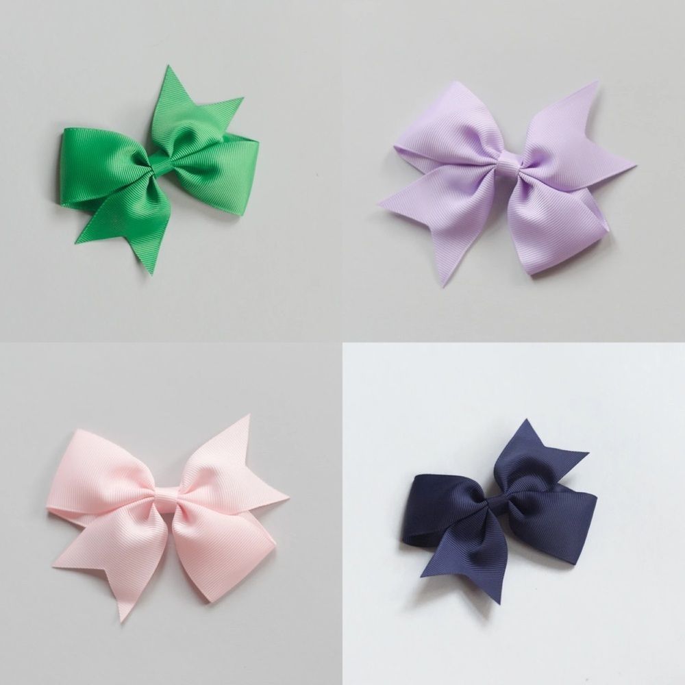Lucy Sophia Split Tailed Hairbows set of 4🎀